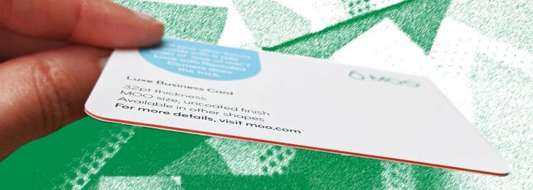 How green are MOO business cards? – Blue Raspberry Design